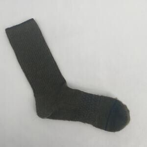 Bombas Green Merino Wool Honeycomb Print Crew Sock Mismatched Only One Large